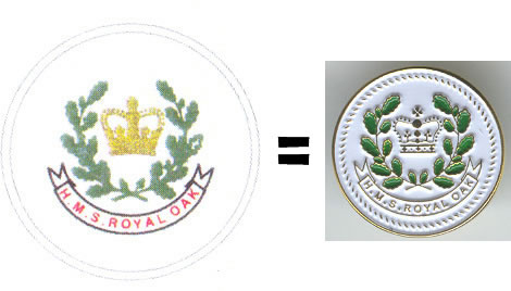 A scanned image is used as the basis for a highly detailed enamel badge.