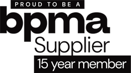 Black background with white text reading "PROUD TO BE A 15 year member.